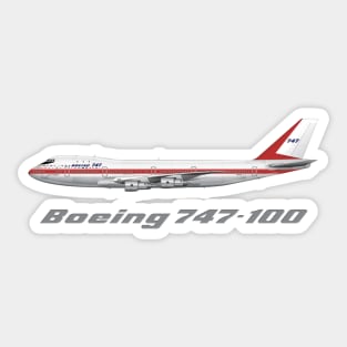 The First 747 Ever Built Sticker